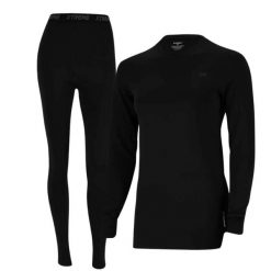 Zestaw Termoaktywny Damski - Koszulka + Legginsy - Czarny. Czarne legginsy XTREME, bez wzorów, z elastanu, sportowe. Za 221.30 zł.