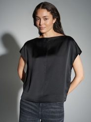 OPUS Bluzka "Festiva" w kolorze czarnym rozmiar: 38. Czarne bluzki Opus, bez wzorów, bez kołnierzyka, bez ramiączek. Za 143.99 zł.