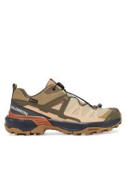 Salomon Trekkingi X Ultra 360 Gore-Tex L47742000 Beżowy. Brązowe buty trekkingowe Salomon, z gore-texu, bez zapięcia. Za 569.99 zł.