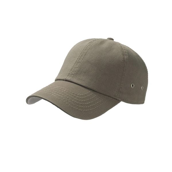 Czapka Baseballowa Chino Action 6 Panel. Zielone czapki z daszkiem ATLANTIS, bez wzorów, z bawełny. Za 61.99 zł.