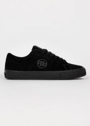 Buty sportowe PITBULL zamszowe sneakersy na co dzień TAYLOR. Czarne buty treningowe PITBULL, bez wzorów, z gumy, przed kostkę, bez zapięcia. Za 239.00 zł.