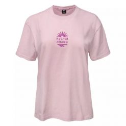 Koszulka damska Hi-Tec Lady Ameli - różowa, Rozmiar M. Czerwone t-shirty sportowe Hi-tec, l, bez wzorów, z bawełny, bez ramiączek, do biegania. Za 34.99 zł.