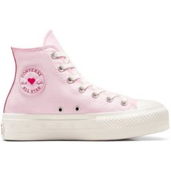 Buty sportowe Converse Chuck Taylor As Lift. Czerwone buty treningowe Converse, bez wzorów, bez zapięcia. Za 590.00 zł.