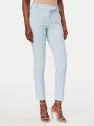 Rinascimento Spodnie materiałowe CFC0127865003 Błękitny Slim Fit. Niebieskie spodnie materiałowe Rinascimento, bez wzorów, z materiału. Za 399.99 zł.