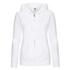 Bluza Damska Premium Z Kapturem. Białe bluzy fruit of the loom, l, bez wzorów, bez ramiączek, z kapturem. Za 167.99 zł.
