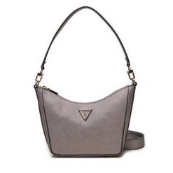 Torebka Guess. Szare listonoszki Guess, z aplikacjami, bez dodatków. Za 309.99 zł.