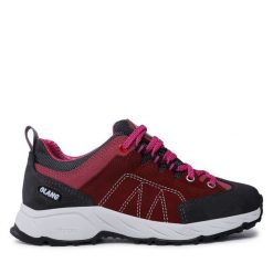 Trekkingi Olang. Czerwone buty trekkingowe Olang, bez zapięcia. Za 429.99 zł.