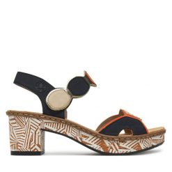 Sandały Rieker. Sandały Rieker, bez wzorów, bez obcasa, na słupku, bez zapięcia. Za 309.99 zł.
