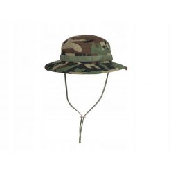 Kapelusz boonie z odpinaną osłoną karku US Woodland rozm L. Brązowe kapelusze HELIKON-TEX, bez wzorów, sportowe. Za 46.99 zł.