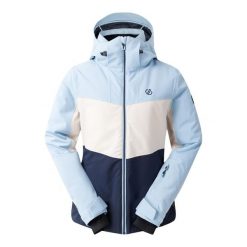 Wodoodporna Kurtka Narciarska Iced Dla Kobiet. Niebieskie kurtki narciarskie Dare 2b, na zimę, bez wzorów, bez kaptura, narciarskie. Za 228.99 zł.