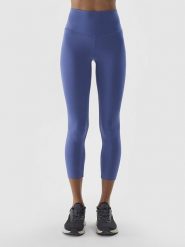4F Legginsy sportowe w kolorze niebieskim rozmiar: S. Niebieskie legginsy 4f, s, bez wzorów, z materiału, outdoorowe. Za 57.20 zł.