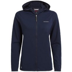 Damska bluza z kapturem full zip Craghoppers NosiLife Afia. Niebieskie bluzy Craghoppers, m, bez wzorów, sportowe, bez ramiączek, z kapturem. Za 404.85 zł.