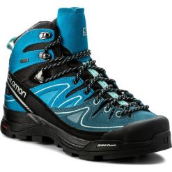 Trekkingi SALOMON - X Alp Mid Ltr Gtx W GORE-TEX 394702 21 V0 Black/Hawaiian Ocean/Aruba Blue. Buty trekkingowe marki Salomon. W wyprzedaży za 519.00 zł.