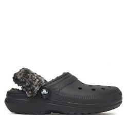 Klapki Crocs. Czarne klapki Crocs, bez wzorów, bez obcasa, bez zapięcia. Za 259.99 zł.
