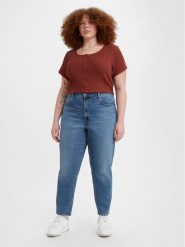 Levi's® Jeansy A0987-0008 Niebieski Mom Fit. Niebieskie jeansy m, bez wzorów, z bawełny. Za 219.99 zł.