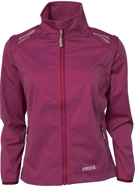 Damska wodoodporna kurtka softshell Pro-X Elements Hellen. Zielone kurtki PRO-X ELEMENTS, bez wzorów, z materiału, bez kaptura. Za 441.50 zł.