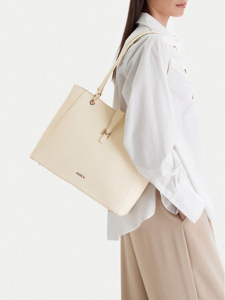 MEXX Torebka CEO-MEXX-B-005-09 Écru. Białe shopper bag Mexx, bez wzorów, z materiału, bez dodatków. Za 219.99 zł.