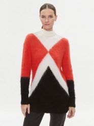 Tommy Hilfiger Sweter WW0WW39909 Kolorowy Regular Fit. Swetry Tommy Hilfiger, xxl, bez wzorów, z syntetyku, bez ramiączek. Za 579.99 zł.