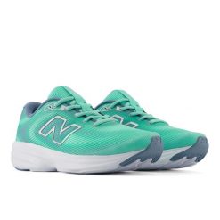Buty do biegania damskie New Balance 411 V4 W4111WF. Buty do biegania New Balance, bez wzorów, z gumy, bez zapięcia, do biegania. Za 189.99 zł.
