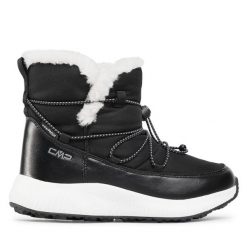 Śniegowce CMP. Czarne śniegowce CMP, bez wzorów, bez zapięcia. Za 399.99 zł.