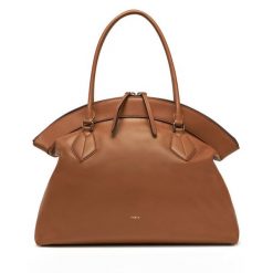 Torebka Furla. Brązowe torebki klasyczne Furla, bez wzorów, klasyczne, bez dodatków. Za 2,819.00 zł.