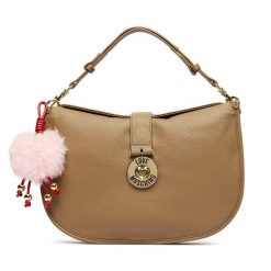 Torebka LOVE MOSCHINO. Brązowe torebki klasyczne Love Moschino, bez wzorów, klasyczne, bez dodatków. Za 1,029.00 zł.