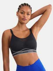 Triumph Biustonosz sportowy Triaction Cardio Breeze 10226411 Czarny. Czarne biustonosze sportowe Triumph, bez wzorów, z syntetyku. Za 229.99 zł.