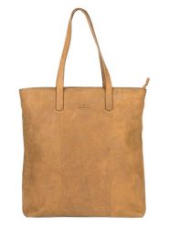 SPARWELL Skórzany shopper bag "Ashlee" w kolorze jasnobrązowym - 39 x 41 x 9 cm rozmiar: onesize. Brązowe shopper bag SPARWELL, bez wzorów, z materiału, na ramię, bez dodatków. Za 278.66 zł.