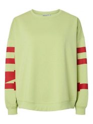 Pieces Bluza "Pcfany" w kolorze zielonym rozmiar: XL. Zielone bluzy Pieces, xl, bez wzorów, bez ramiączek, bez kaptura. Za 143.83 zł.