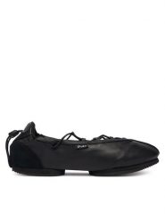 Polo Ralph Lauren Baleriny Blrna Lce Up 804P08221001 Czarny. Czarne baleriny Polo Ralph Lauren, bez wzorów, ze skóry, bez obcasa, bez zapięcia. Za 859.99 zł.