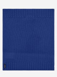 Ecoalf Wełniany szal-koło w kolorze niebieskim - 24,5 x 30 cm rozmiar: onesize. Niebieskie szaliki i kominy Ecoalf, bez wzorów, ze skóry. Za 109.78 zł.