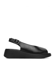 Lasocki Sandały CEO-RST-TILIA-01 Czarny. Czarne sandały Lasocki, bez wzorów, ze skóry, bez obcasa, na płaskiej podeszwie, bez zapięcia. Za 169.99 zł.