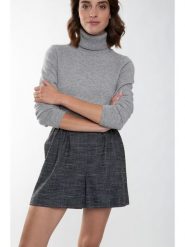 Perfect Cashmere Kaszmirowy golf w kolorze szarym rozmiar: L. Szare swetry Perfect Cashmere, l, bez wzorów, z kaszmiru, bez ramiączek. Za 547.77 zł.