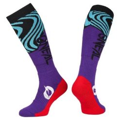 Skarpety narciarskie snowboardowe unisex O'neal Pro Sock. Czerwone skarpetki O'NEAL, bez wzorów, z elastanu. Za 69.00 zł.