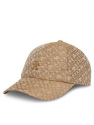 Tommy Hilfiger Czapka z daszkiem Monogram AW0AW17139 Beżowy. Brązowe czapki z daszkiem Tommy Hilfiger, bez wzorów, z bawełny. Za 179.99 zł.