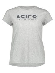 Asics Koszulka sportowa "Katakana" w kolorze szarym rozmiar: S. Szare t-shirty sportowe ASICS, s, bez wzorów, bez ramiączek, outdoorowe. Za 47.71 zł.