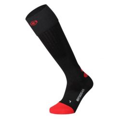 Skarpety narciarskie podgrzewane Lenz Heat Sock 4.1 Toe Cap. Czerwone skarpetki LENZ, bez wzorów. Za 299.99 zł.