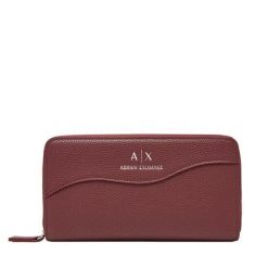 Portfel Armani Exchange. Czerwone portfele Armani Exchange, bez wzorów. Za 429.99 zł.
