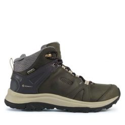 Trekkingi Keen. Zielone buty trekkingowe Keen, bez zapięcia. Za 479.99 zł.