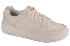 Buty sportowe do chodzenia damskie, Sport Court 2.0 - Core Essential. Brązowe buty treningowe Skechers, bez wzorów, z materiału, przed kostkę, bez zapięcia, trekkingowe, skechers sport. Za 189.99 zł.
