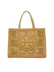 Tory Burch Torebka 151277 Brązowy. Brązowe shopper bag Tory Burch, bez wzorów, z tworzywa sztucznego, bez dodatków. Za 1,939.00 zł.