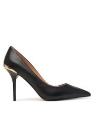 LOVE MOSCHINO Szpilki JA10459G1PIA0000 Czarny. Czarne szpilki Love Moschino, bez wzorów, ze skóry, bez obcasa, na szpilce, bez zapięcia. Za 949.99 zł.
