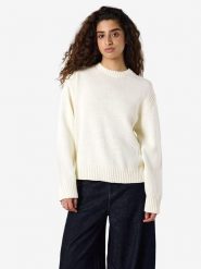 Noisy may Sweter "Dara" w kolorze białym rozmiar: XS. Białe swetry Noisy May, xs, bez wzorów, z elastanu, bez ramiączek. Za 129.95 zł.