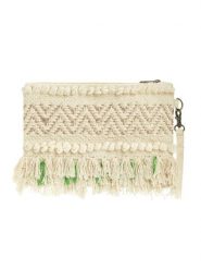 BLE Kopertówka w kolorze beżowym - 25 x 17 cm rozmiar: onesize. Brązowe kopertówki BLE, bez wzorów, z materiału, bez dodatków. Za 67.40 zł.