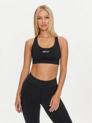 Reebok Biustonosz sportowy Lux Bold Racr Bra 100075369 Czarny Slim Fit. Czarne biustonosze sportowe Reebok, bez wzorów, z syntetyku. Za 79.99 zł.