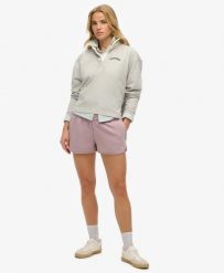 Superdry Sports Tech Racer szorty slim z dzianiny – QUAIL PURPLE. Fioletowe szorty sportowe Superdry, bez wzorów, z bawełny, na fitness i siłownię. Za 184.90 zł.