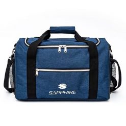 Torba podróżna Sapphire ST-130 - granatowa. Niebieskie torby podróżne SAPPHIRE, bez wzorów, z materiału, na ramię, duże. W wyprzedaży za 47.99 zł.