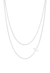 Elli Ladies Layer Cross Twisted Tank in 925 Sterling Silver Naszyjniki 1 ct Damski. Szare naszyjniki Elli, z materiału, srebrne. Za 249.89 zł.