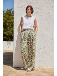 William de Faye Spodnie w kolorze zielonym rozmiar: 36. Zielone spodnie materiałowe William de Faye, bez wzorów, z materiału. Za 121.99 zł.