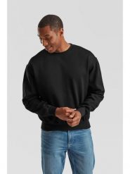 Bluza Sudadera Fruit Of The Loom z superbawełny Adulto w kolorze czarnym. Czarne bluzy z kapturem fruit of the loom, m, bez wzorów, z bawełny, z kapturem. Za 181.99 zł.